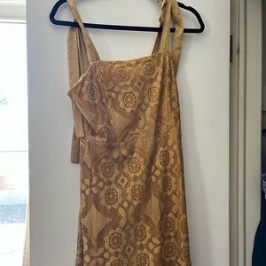 Lace Tie Strap Dress